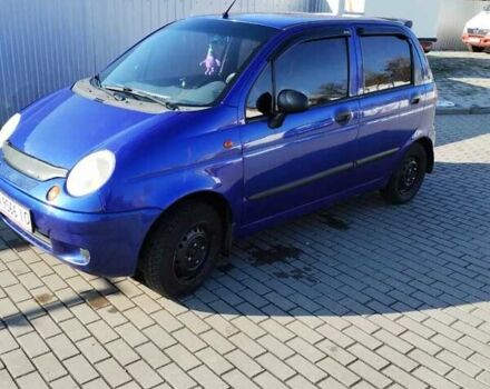 Синий Дэу Матиз, объемом двигателя 0.8 л и пробегом 121 тыс. км за 2250 $, фото 2 на Automoto.ua