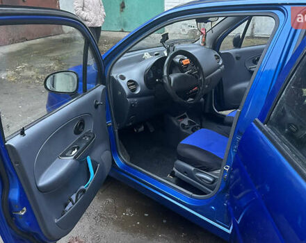 Синий Дэу Матиз, объемом двигателя 0.8 л и пробегом 122 тыс. км за 2350 $, фото 5 на Automoto.ua