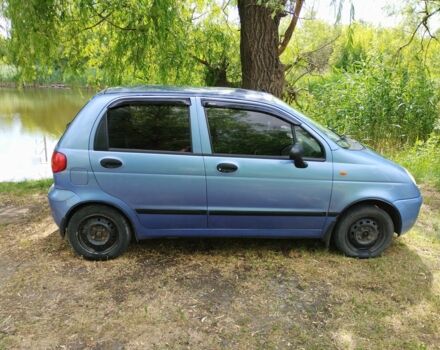 Синий Дэу Матиз, объемом двигателя 0.8 л и пробегом 130 тыс. км за 3100 $, фото 1 на Automoto.ua