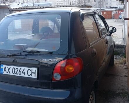 Синий Дэу Матиз, объемом двигателя 0.8 л и пробегом 207 тыс. км за 1650 $, фото 1 на Automoto.ua