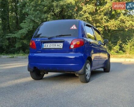 Синий Дэу Матиз, объемом двигателя 0.8 л и пробегом 107 тыс. км за 3200 $, фото 6 на Automoto.ua