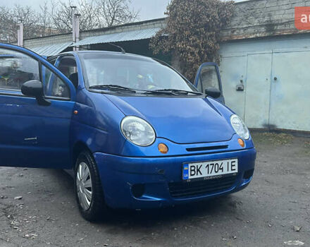 Синий Дэу Матиз, объемом двигателя 0.8 л и пробегом 122 тыс. км за 2350 $, фото 1 на Automoto.ua