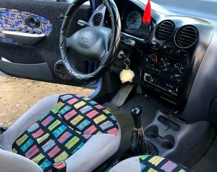 Синий Дэу Матиз, объемом двигателя 1 л и пробегом 125 тыс. км за 2500 $, фото 10 на Automoto.ua