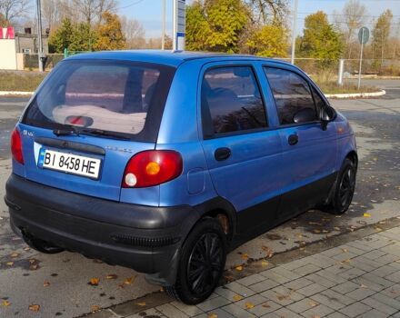 Синий Дэу Матиз, объемом двигателя 0.8 л и пробегом 201 тыс. км за 2000 $, фото 2 на Automoto.ua
