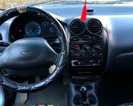 Синий Дэу Матиз, объемом двигателя 1 л и пробегом 125 тыс. км за 2500 $, фото 7 на Automoto.ua