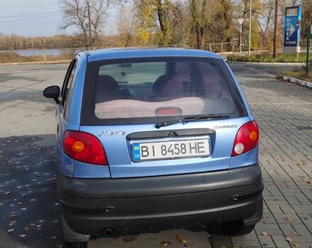 Синий Дэу Матиз, объемом двигателя 0.8 л и пробегом 201 тыс. км за 2000 $, фото 3 на Automoto.ua