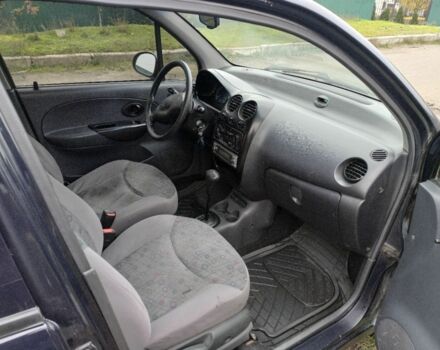 Синий Дэу Матиз, объемом двигателя 0.8 л и пробегом 186 тыс. км за 2700 $, фото 3 на Automoto.ua