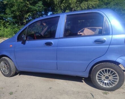 Синий Дэу Матиз, объемом двигателя 0.8 л и пробегом 78 тыс. км за 2500 $, фото 3 на Automoto.ua