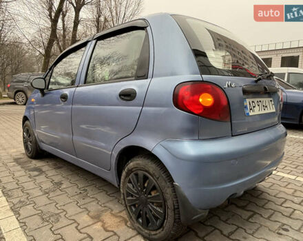 Синий Дэу Матиз, объемом двигателя 0.8 л и пробегом 108 тыс. км за 2750 $, фото 4 на Automoto.ua
