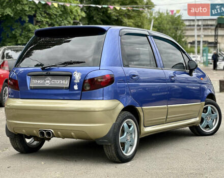 Синий Дэу Матиз, объемом двигателя 1 л и пробегом 135 тыс. км за 2900 $, фото 4 на Automoto.ua