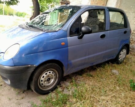 Синий Дэу Матиз, объемом двигателя 0.8 л и пробегом 150 тыс. км за 1700 $, фото 3 на Automoto.ua