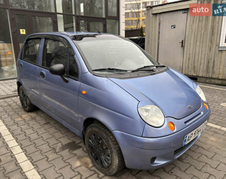 Синий Дэу Матиз, объемом двигателя 0.8 л и пробегом 108 тыс. км за 2750 $, фото 1 на Automoto.ua