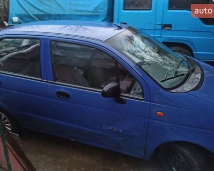 Синий Дэу Матиз, объемом двигателя 0.8 л и пробегом 81 тыс. км за 2700 $, фото 14 на Automoto.ua