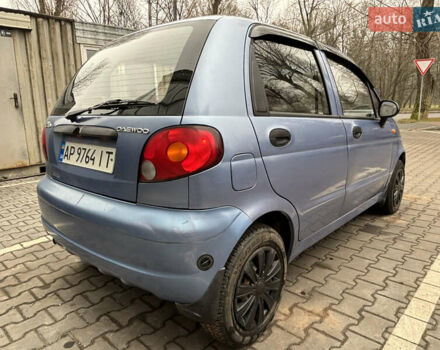 Синий Дэу Матиз, объемом двигателя 0.8 л и пробегом 108 тыс. км за 2750 $, фото 6 на Automoto.ua