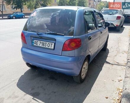 Синий Дэу Матиз, объемом двигателя 0.8 л и пробегом 168 тыс. км за 2100 $, фото 5 на Automoto.ua