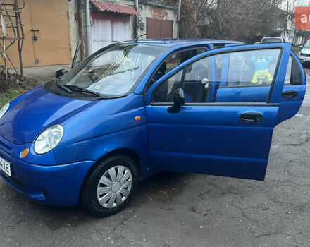 Синий Дэу Матиз, объемом двигателя 0.8 л и пробегом 122 тыс. км за 2350 $, фото 4 на Automoto.ua