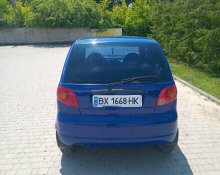 Синий Дэу Матиз, объемом двигателя 0.8 л и пробегом 211 тыс. км за 2200 $, фото 1 на Automoto.ua