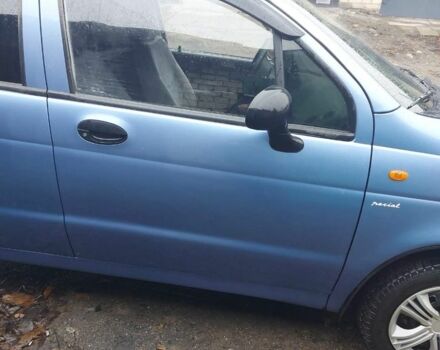 Синий Дэу Матиз, объемом двигателя 0.8 л и пробегом 119 тыс. км за 2300 $, фото 2 на Automoto.ua