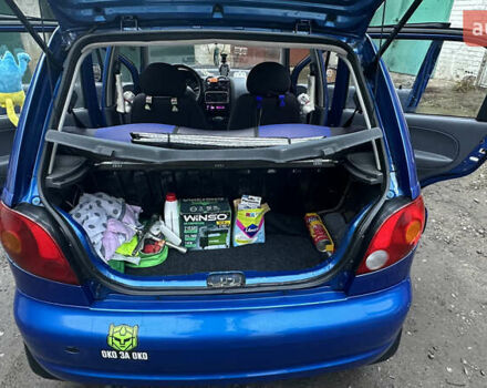 Синий Дэу Матиз, объемом двигателя 0.8 л и пробегом 122 тыс. км за 2350 $, фото 15 на Automoto.ua