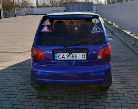 Синій Деу Матіз, об'ємом двигуна 0.8 л та пробігом 121 тис. км за 2250 $, фото 1 на Automoto.ua