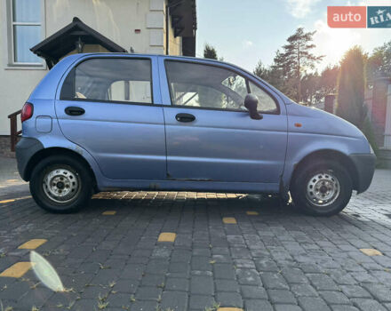 Синий Дэу Матиз, объемом двигателя 0.8 л и пробегом 128 тыс. км за 1350 $, фото 3 на Automoto.ua