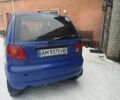 Синий Дэу Матиз, объемом двигателя 0.8 л и пробегом 105 тыс. км за 1400 $, фото 3 на Automoto.ua