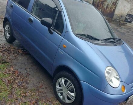 Синий Дэу Матиз, объемом двигателя 0.8 л и пробегом 119 тыс. км за 2300 $, фото 1 на Automoto.ua