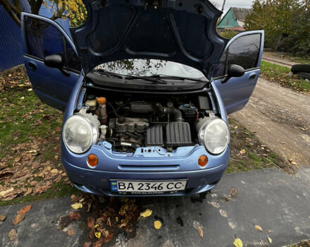 Дэу Матиз 2007 в Александрие на Automoto.ua Синий Дэу Матиз, объемом двигателя 0.8 л и пробегом 131 тыс. км за 3000 $, фото 2 на Automoto.ua