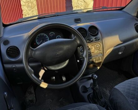 Синий Дэу Матиз, объемом двигателя 0.8 л и пробегом 105 тыс. км за 1650 $, фото 4 на Automoto.ua