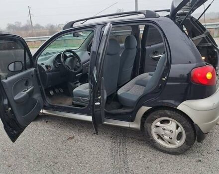 Синий Дэу Матиз, объемом двигателя 1 л и пробегом 129 тыс. км за 2500 $, фото 10 на Automoto.ua