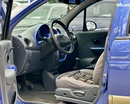 Синий Дэу Матиз, объемом двигателя 1 л и пробегом 135 тыс. км за 3400 $, фото 9 на Automoto.ua