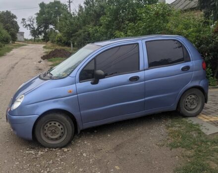 Синий Дэу Матиз, объемом двигателя 0.8 л и пробегом 160 тыс. км за 3000 $, фото 1 на Automoto.ua