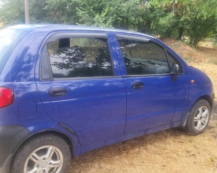 Синий Дэу Матиз, объемом двигателя 0.8 л и пробегом 190 тыс. км за 1500 $, фото 3 на Automoto.ua