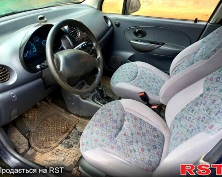 Синій Деу Матіз, об'ємом двигуна 0.8 л та пробігом 106 тис. км за 1650 $, фото 5 на Automoto.ua