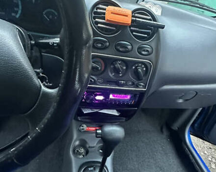 Синий Дэу Матиз, объемом двигателя 0.8 л и пробегом 122 тыс. км за 2350 $, фото 14 на Automoto.ua