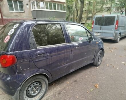 Синий Дэу Матиз, объемом двигателя 0.8 л и пробегом 295 тыс. км за 1600 $, фото 4 на Automoto.ua