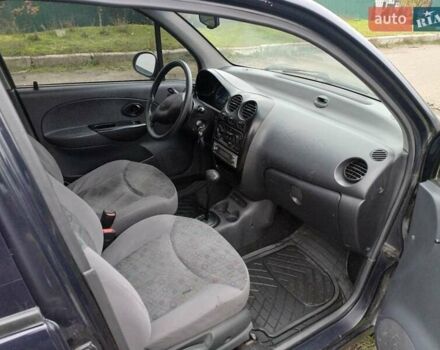 Синий Дэу Матиз, объемом двигателя 0.8 л и пробегом 186 тыс. км за 2700 $, фото 3 на Automoto.ua