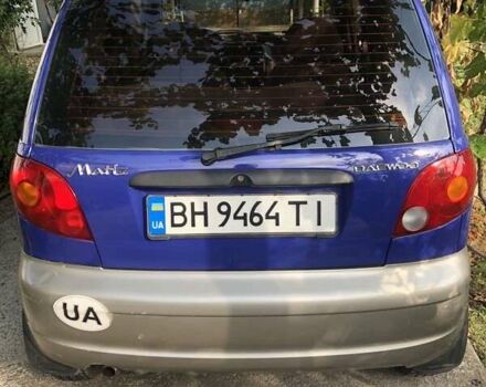 Синий Дэу Матиз, объемом двигателя 1 л и пробегом 140 тыс. км за 2500 $, фото 1 на Automoto.ua