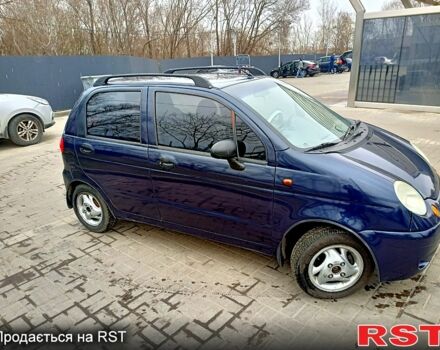 Синий Дэу Матиз, объемом двигателя 0.8 л и пробегом 164 тыс. км за 2400 $, фото 4 на Automoto.ua