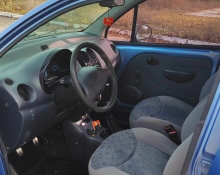 Синий Дэу Матиз, объемом двигателя 0.8 л и пробегом 201 тыс. км за 2000 $, фото 5 на Automoto.ua