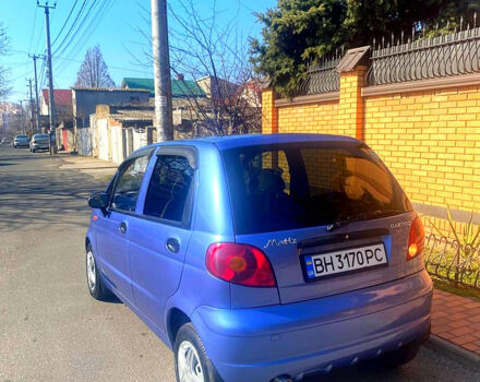 Синий Дэу Матиз, объемом двигателя 0.8 л и пробегом 136 тыс. км за 2400 $, фото 1 на Automoto.ua