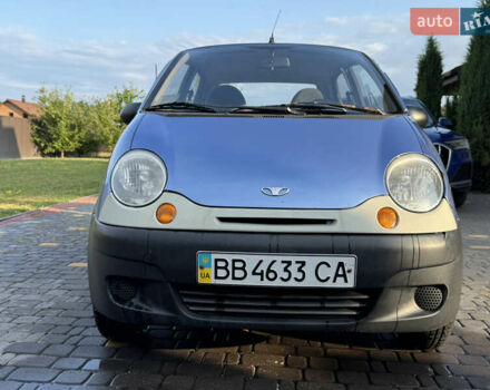 Синий Дэу Матиз, объемом двигателя 0.8 л и пробегом 128 тыс. км за 1350 $, фото 2 на Automoto.ua