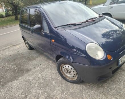 Синій Деу Матіз, об'ємом двигуна 1 л та пробігом 155 тис. км за 800 $, фото 1 на Automoto.ua