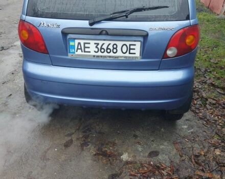 Синий Дэу Матиз, объемом двигателя 0.8 л и пробегом 119 тыс. км за 2300 $, фото 4 на Automoto.ua