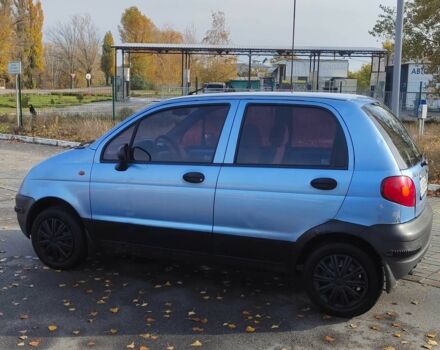 Синий Дэу Матиз, объемом двигателя 0.8 л и пробегом 201 тыс. км за 2000 $, фото 1 на Automoto.ua