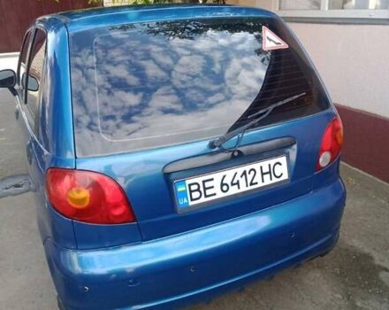Синий Дэу Матиз, объемом двигателя 0.8 л и пробегом 109 тыс. км за 3500 $, фото 4 на Automoto.ua