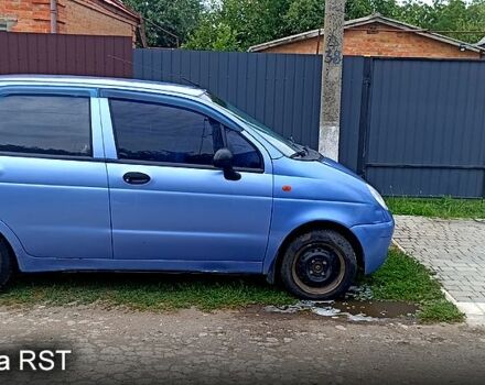 Синий Дэу Матиз, объемом двигателя 0.8 л и пробегом 152 тыс. км за 1850 $, фото 1 на Automoto.ua