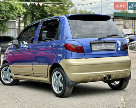 Синий Дэу Матиз, объемом двигателя 1 л и пробегом 135 тыс. км за 2900 $, фото 2 на Automoto.ua