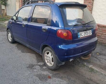 Синий Дэу Матиз, объемом двигателя 0.8 л и пробегом 192 тыс. км за 2750 $, фото 2 на Automoto.ua