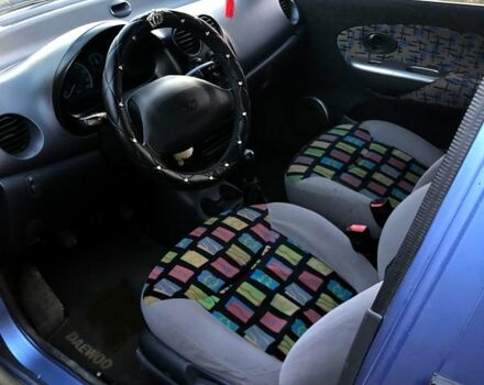 Синий Дэу Матиз, объемом двигателя 1 л и пробегом 125 тыс. км за 2500 $, фото 9 на Automoto.ua